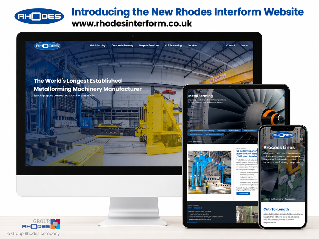 Rhodes Interform launch new website - www.rhodesinterform.co.uk